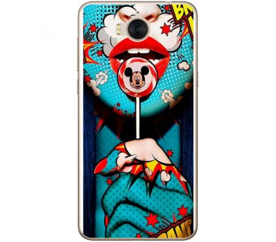 Силіконовий чохол BoxFace Huawei Y5 2017 Girl Pop Art (30871-up2444)