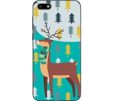 Силіконовий чохол BoxFace Huawei Y5 2018 Foresty Deer (33370-up2247)