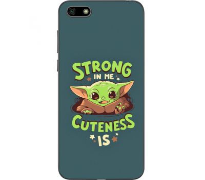 Силіконовий чохол BoxFace Huawei Y5 2018 Strong in me Cuteness is (33370-up2337)