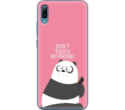 Силіконовий чохол BoxFace Huawei Y6 2019 Dont Touch My Phone Panda (36451-up2425)