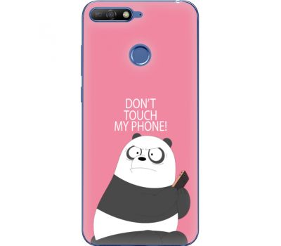Силіконовий чохол BoxFace Huawei Y6 Prime 2018 / Honor 7A Pro Dont Touch My Phone Panda (33830-up2425)