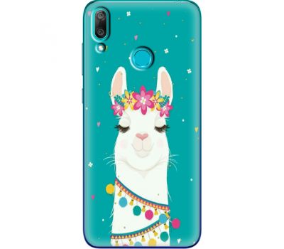 Силіконовий чохол BoxFace Huawei Y7 2019 Cold Llama (36044-up2435)