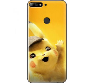 Силіконовий чохол BoxFace Huawei Y7 Prime 2018 Pikachu (33373-up2440)