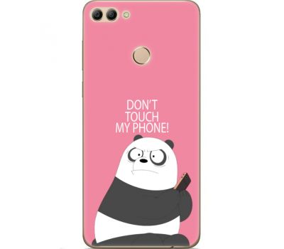 Силіконовий чохол BoxFace Huawei Y9 2018 Dont Touch My Phone Panda (33895-up2425)