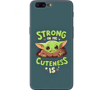 Силіконовий чохол BoxFace OnePlus 5 Strong in me Cuteness is (33857-up2337)