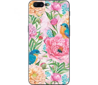 Силіконовий чохол BoxFace OnePlus 5 Birds in Flowers (33857-up2374)