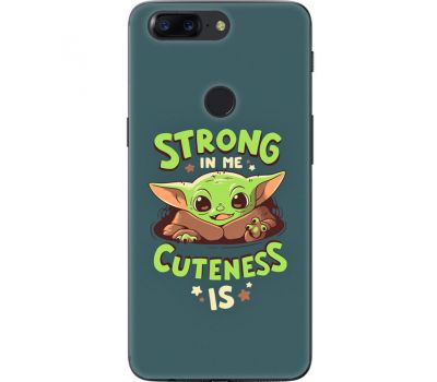 Силіконовий чохол BoxFace OnePlus 5T Strong in me Cuteness is (33858-up2337)