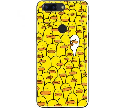 Силіконовий чохол BoxFace OnePlus 5T Yellow Ducklings (33858-up2428)