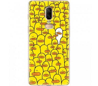 Силіконовий чохол BoxFace OnePlus 6 Yellow Ducklings (33859-up2428)
