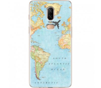 Силіконовий чохол BoxFace OnePlus 6 Карта (33859-up2434)