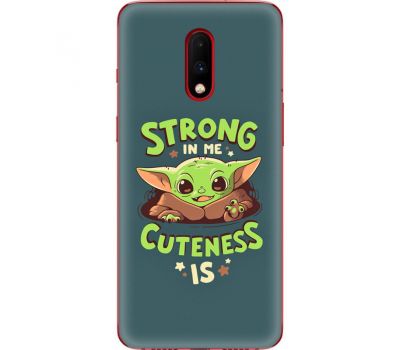 Силіконовий чохол BoxFace OnePlus 7 Strong in me Cuteness is (37256-up2337)