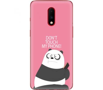 Силіконовий чохол BoxFace OnePlus 7 Dont Touch My Phone Panda (37256-up2425)