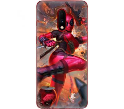 Силіконовий чохол BoxFace OnePlus 7 Woman Deadpool (37256-up2453)
