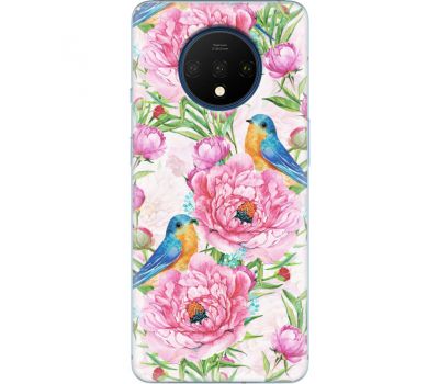 Силіконовий чохол BoxFace OnePlus 7T Birds and Flowers (38481-up2376)
