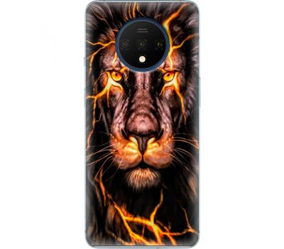 Силіконовий чохол BoxFace OnePlus 7T Fire Lion (38481-up2437)