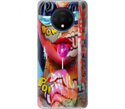 Силіконовий чохол BoxFace OnePlus 7T Colorful Girl (38481-up2443)