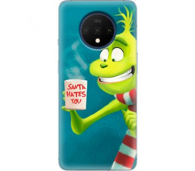 Силіконовий чохол BoxFace OnePlus 7T Santa Hates You (38481-up2449)