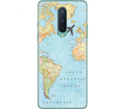 Силіконовий чохол BoxFace OnePlus 8 Карта (39989-up2434)