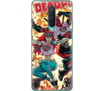Силіконовий чохол BoxFace OnePlus 8 Deadpool and Mary Jane (39989-up2454)