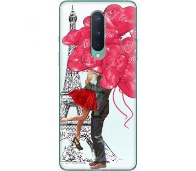 Силіконовий чохол BoxFace OnePlus 8 Love in Paris (39989-up2460)