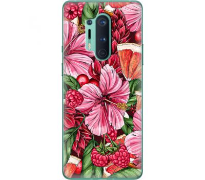 Силіконовий чохол BoxFace OnePlus 8 Pro Tropical Flowers (39994-up2416)