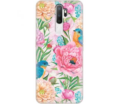 Силіконовий чохол BoxFace OPPO A5 2020 Birds in Flowers (38519-up2374)