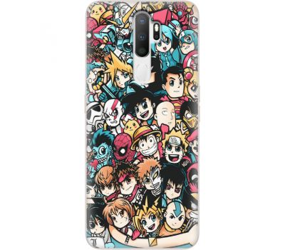 Силіконовий чохол BoxFace OPPO A5 2020 Anime Stickers (38519-up2458)