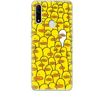 Силіконовий чохол BoxFace OPPO A31 Yellow Ducklings (39938-up2428)