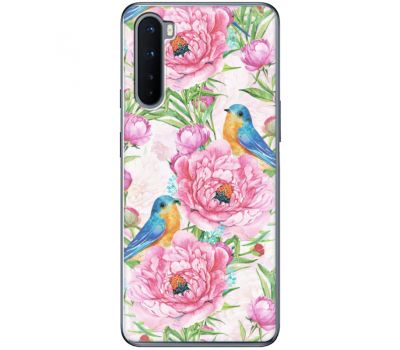 Силіконовий чохол BoxFace OnePlus Nord Birds and Flowers (40980-up2376)