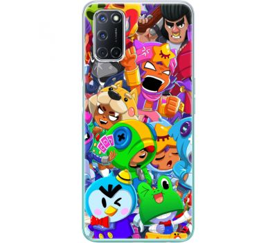 Силіконовий чохол BoxFace OPPO A52 friends brawl stars (41581-up2403)