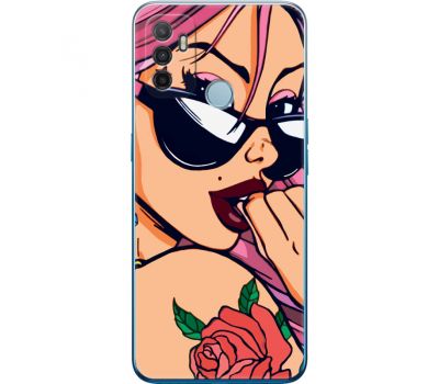 Силіконовий чохол BoxFace OPPO A53 Pink Girl (41736-up2388)