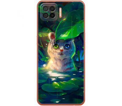 Силіконовий чохол BoxFace OPPO A73 White Tiger Cub (41741-up2452)