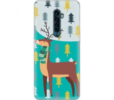 Силіконовий чохол BoxFace OPPO Reno2 Foresty Deer (38502-up2247)