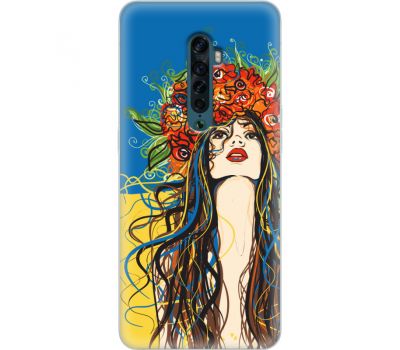 Силіконовий чохол BoxFace OPPO Reno2 Ukraine Girl (38502-up2373)