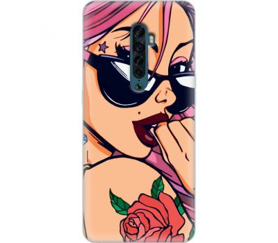 Силіконовий чохол BoxFace OPPO Reno2 Pink Girl (38502-up2388)