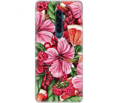 Силіконовий чохол BoxFace OPPO Reno2 Tropical Flowers (38502-up2416)