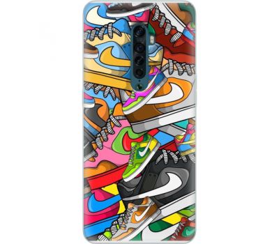 Силіконовий чохол BoxFace OPPO Reno2 Sneakers (38502-up2423)