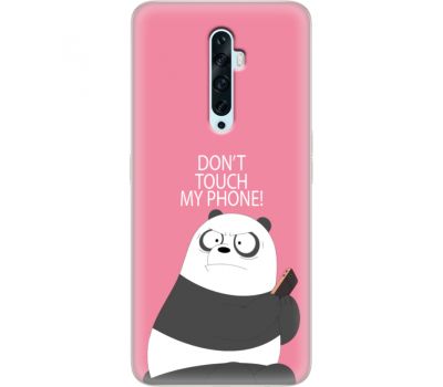 Силіконовий чохол BoxFace OPPO Reno2 Z Dont Touch My Phone Panda (38509-up2425)