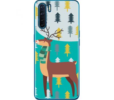 Силіконовий чохол BoxFace OPPO A91 Foresty Deer (41576-up2247)