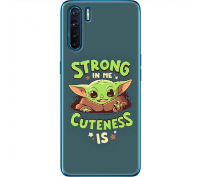 Силіконовий чохол BoxFace OPPO A91 Strong in me Cuteness is (41576-up2337)