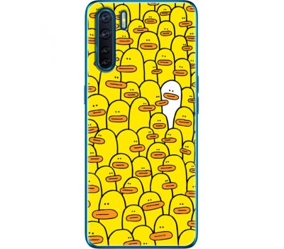 Силіконовий чохол BoxFace OPPO A91 Yellow Ducklings (41576-up2428)