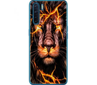 Силіконовий чохол BoxFace OPPO A91 Fire Lion (41576-up2437)