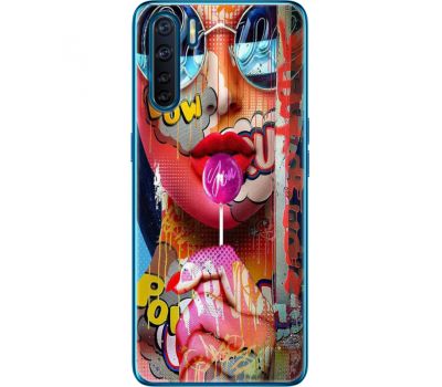 Силіконовий чохол BoxFace OPPO A91 Colorful Girl (41576-up2443)