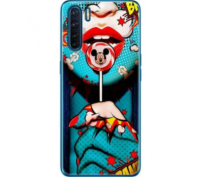 Силіконовий чохол BoxFace OPPO A91 Girl Pop Art (41576-up2444)