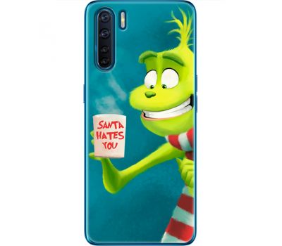 Силіконовий чохол BoxFace OPPO A91 Santa Hates You (41576-up2449)