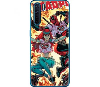 Силіконовий чохол BoxFace OPPO A91 Deadpool and Mary Jane (41576-up2454)