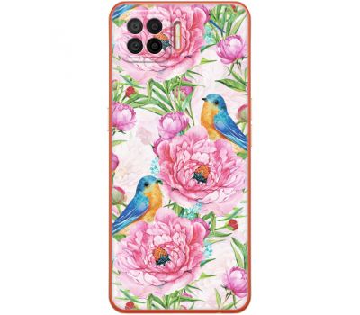 Силіконовий чохол BoxFace OPPO A73 Birds and Flowers (41741-up2376)