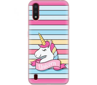 Силіконовий чохол BoxFace Samsung A015 Galaxy A01 Unicorn (38839-up2401)