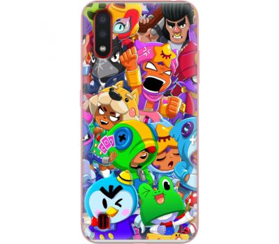 Силіконовий чохол BoxFace Samsung A015 Galaxy A01 friends brawl stars (38839-up2403)