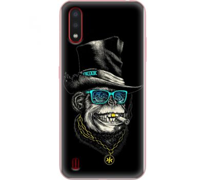 Силіконовий чохол BoxFace Samsung A015 Galaxy A01 Rich Monkey (38839-up2438)